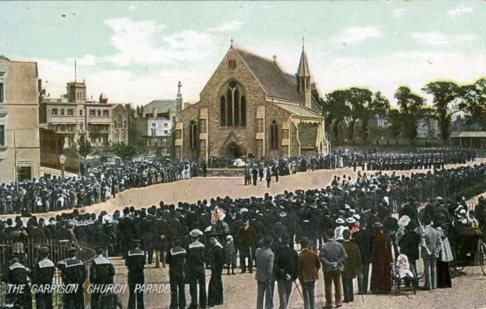 Framed Print : Garrison Church Parade, Portsmouth, Hampshire Framed Print : Garrison Church Parade, Portsmouth, Hampshire
