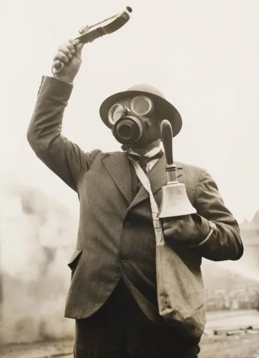 Framed Print : Gas attack rehearsal 1938 Framed Print : Gas attack rehearsal 1938