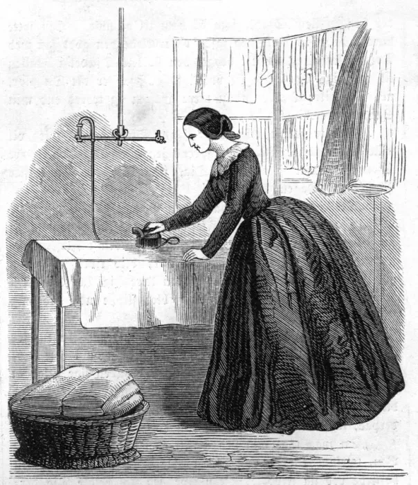 Framed Print : Gas iron by Littgow, 1861 Framed Print : Gas iron by Littgow, 1861