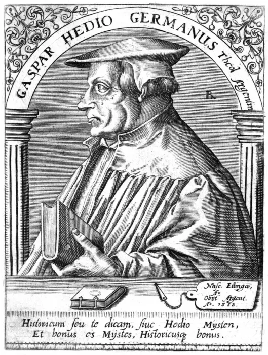 Framed Print : Gaspar Hedio - 1 Framed Print : Gaspar Hedio - 1