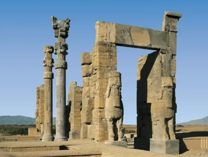 Framed Print : The Gate of All Nations. 486 -464 BC. IRAN. FARS