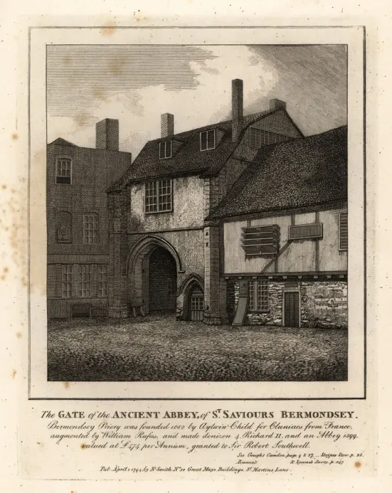 Framed Print : The Gate of the Ancient Abbey of St. Saviours Bermondsey Framed Print : The Gate of the Ancient Abbey of St. Saviours Bermondsey