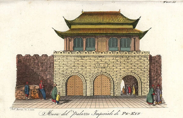 Gate of the Imperial Palace in Peking, China