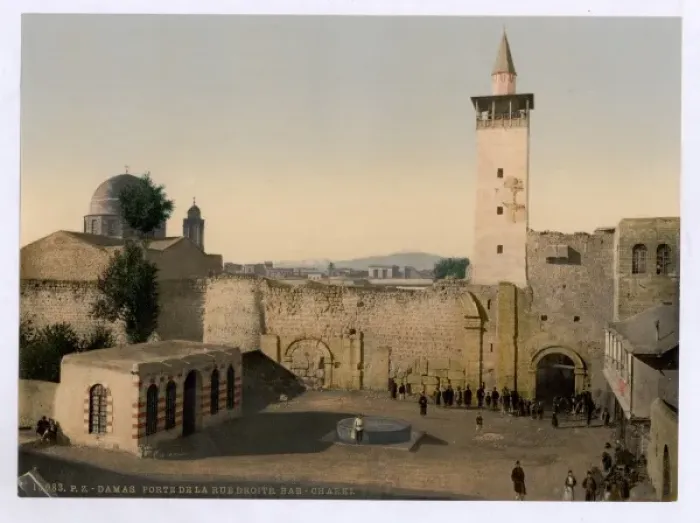 Framed Print : The gate of the street called straight, Damascus, Holy Land Framed Print : The gate of the street called straight, Damascus, Holy Land