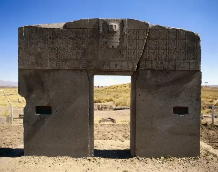 Framed Print : Gate of the Sun. 7th c. -12th c. BOLIVIA. Tiahuanaco Framed Print : Gate of the Sun. 7th c. -12th c. BOLIVIA. Tiahuanaco
