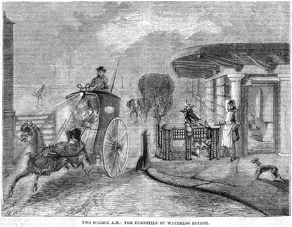 Gate on Waterloo Bridge