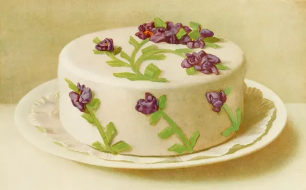 Gateau Violette Print Photographic Prints Cards