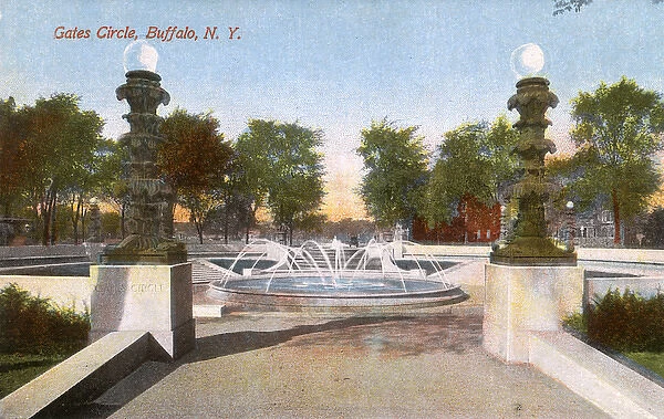 Gates Circle, Buffalo, New York State, USA