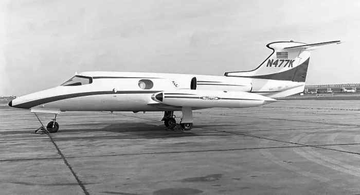 Framed Print : Gates Learjet 23 N477K Tracy I Framed Print : Gates Learjet 23 N477K Tracy I