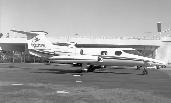 Framed Print : Gates Learjet 24 N232R Framed Print : Gates Learjet 24 N232R