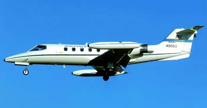 Framed Print : Gates Learjet C-21A 84-0083 Framed Print : Gates Learjet C-21A 84-0083