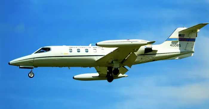 Framed Print : Gates Learjet C-21A 84-0085 Framed Print : Gates Learjet C-21A 84-0085