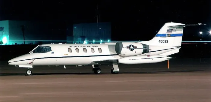 Framed Print : Gates Learjet C-21A 84-0093 Framed Print : Gates Learjet C-21A 84-0093