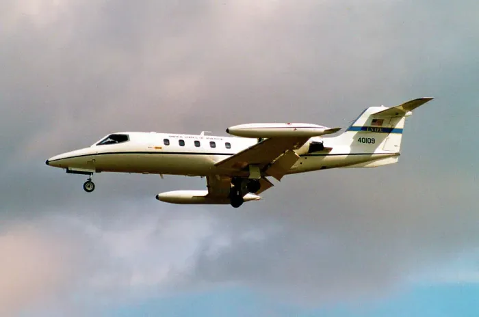 Framed Print : Gates Learjet C-21A 84-0109 Framed Print : Gates Learjet C-21A 84-0109