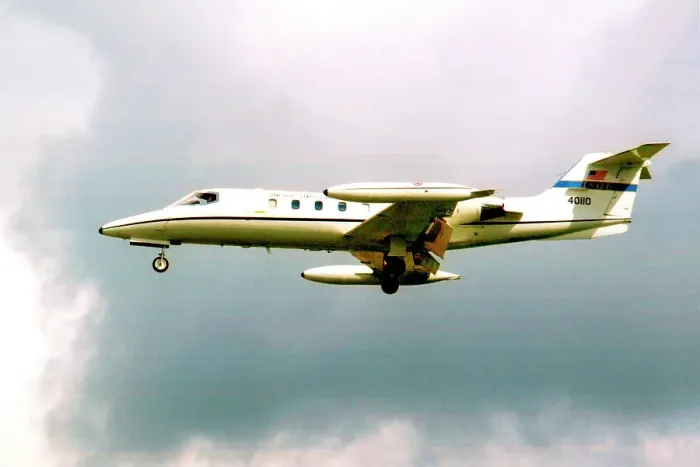 Framed Print : Gates Learjet C-21A 84-0110 Framed Print : Gates Learjet C-21A 84-0110