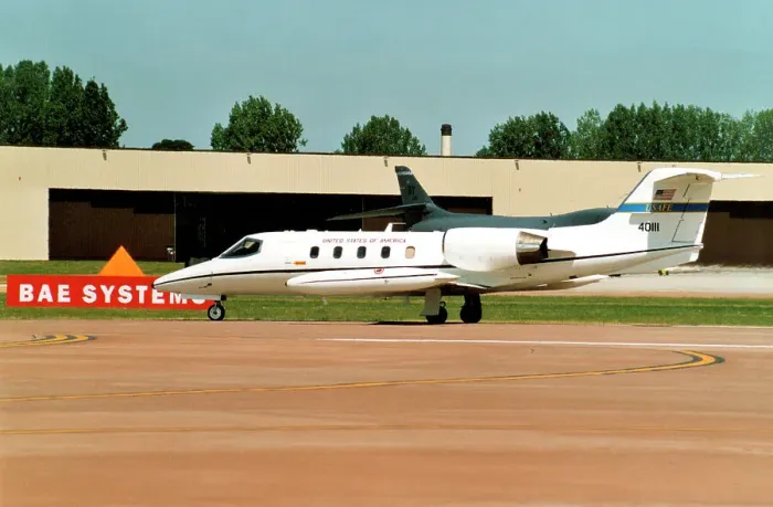 Framed Print : Gates Learjet C-21A 84-0111 Framed Print : Gates Learjet C-21A 84-0111