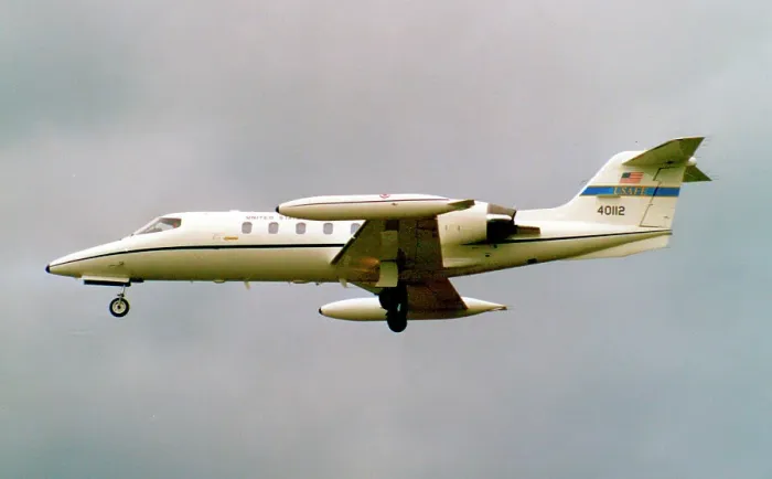 Framed Print : Gates Learjet C-21A 84-0112 Framed Print : Gates Learjet C-21A 84-0112
