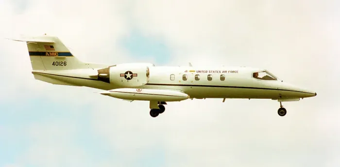 Framed Print : Gates Learjet C-21A 84-0126 Framed Print : Gates Learjet C-21A 84-0126