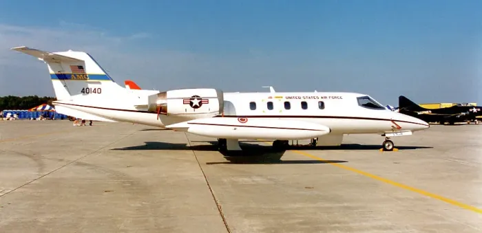 Framed Print : Gates Learjet C-21A 84-0140 Framed Print : Gates Learjet C-21A 84-0140
