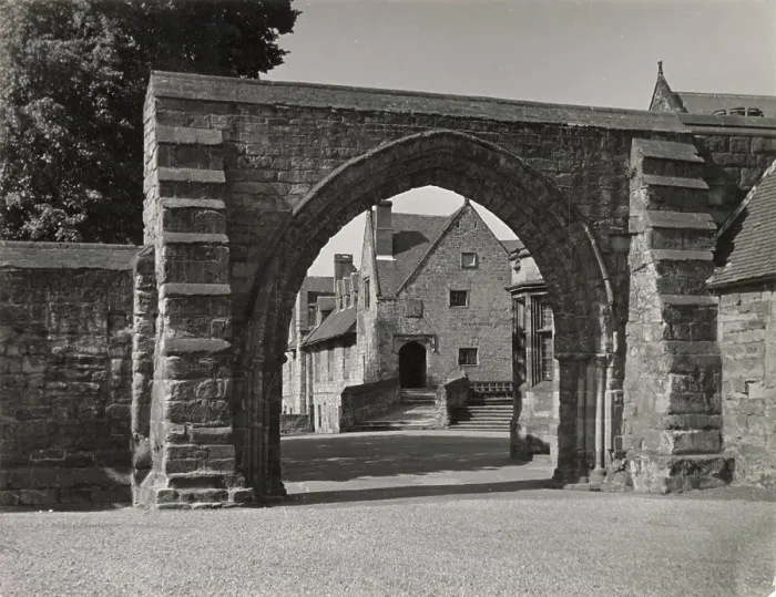 Framed Print : The Gateway to Repton School, which was founded in 1557. The original school is on the site of an 11th century priory, some of whose buildings are still in daily use. Date: 1950s Framed Print : The Gateway to Repton School, which was founded in 1557. The original school is on the site of an 11th century priory, some of whose buildings are still in daily use. Date: 1950s