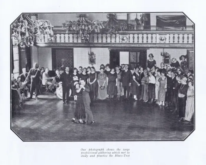 Framed Print : A gathering of professional dancers at the Holborn Restauran Framed Print : A gathering of professional dancers at the Holborn Restauran