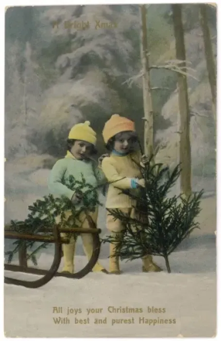 Framed Print : Gathering Trees 1912