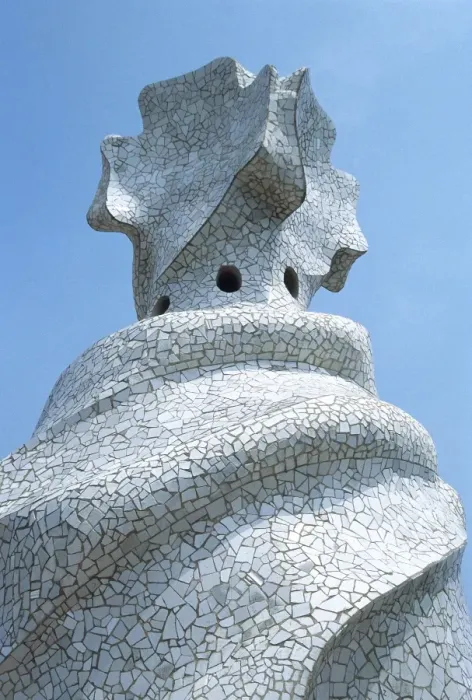 Framed Print : Gaudi, Antonio (1852-1926). Catalan architect. La Pedrera or Framed Print : Gaudi, Antonio (1852-1926). Catalan architect. La Pedrera or