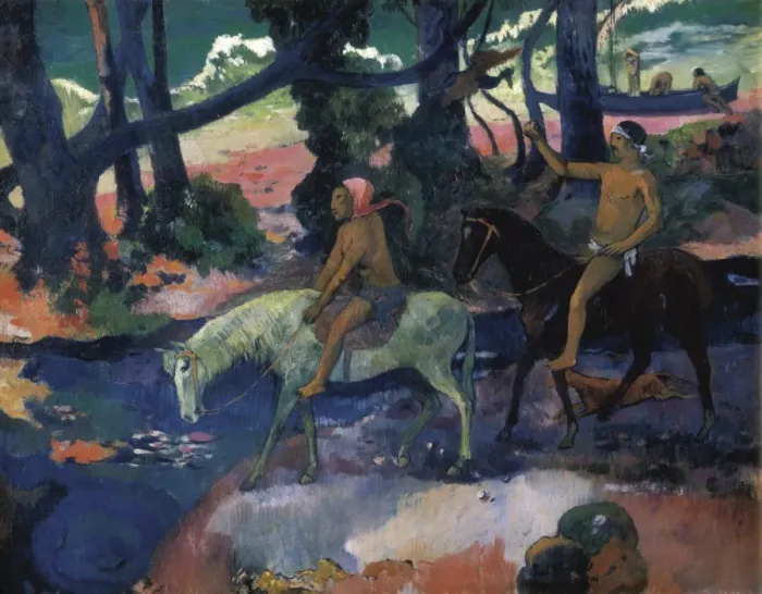 Framed Print : GAUGUIN, Paul (1848-1903). Ford (Running Away) Framed Print : GAUGUIN, Paul (1848-1903). Ford (Running Away)