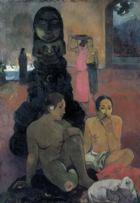 Framed Print : GAUGUIN, Paul (1848-1903). The Great Budda. 1899 Framed Print : GAUGUIN, Paul (1848-1903). The Great Budda. 1899
