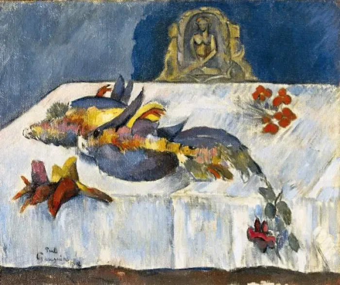 Framed Print : GAUGUIN, Paul (1848-1903). Still Life with Exotic Framed Print : GAUGUIN, Paul (1848-1903). Still Life with Exotic