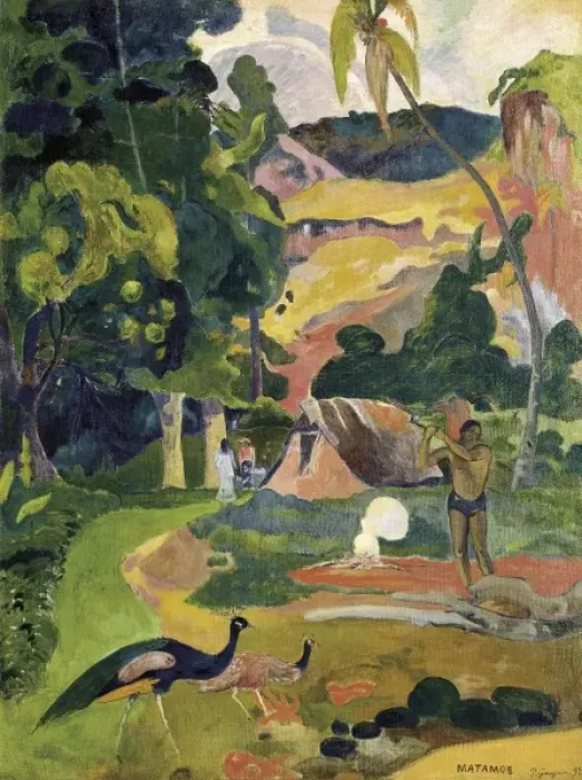 Framed Print : GAUGUIN, Paul (1848-1903). Matamoe or Landscape Framed Print : GAUGUIN, Paul (1848-1903). Matamoe or Landscape