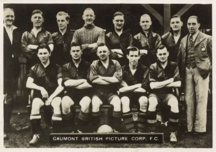 Framed Print : Gaumont British Picture Corp FC football team 1936 Framed Print : Gaumont British Picture Corp FC football team 1936