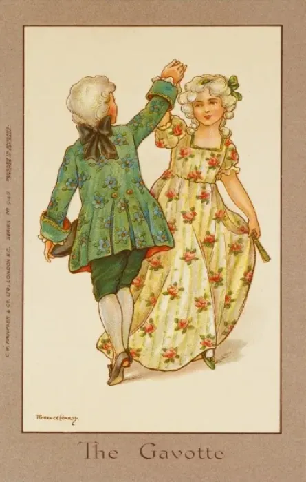 Framed Print : The Gavotte by Florence Hardy Framed Print : The Gavotte by Florence Hardy