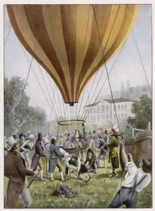 Framed Print : Gay Lussac Balloonflight Framed Print : Gay Lussac Balloonflight