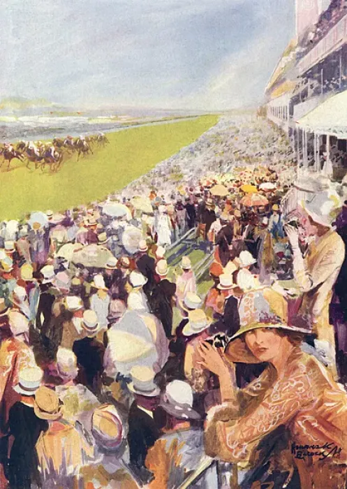Framed Print : Gay Pageantry at Royal Ascot by Howard Elcock Framed Print : Gay Pageantry at Royal Ascot by Howard Elcock
