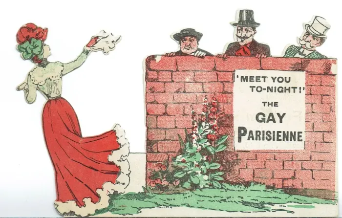 Framed Print : The Gay Parisienne by George Dance Framed Print : The Gay Parisienne by George Dance