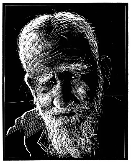 Framed Print : Gb Shaw / Jeffrey Morgan B Framed Print : Gb Shaw / Jeffrey Morgan B