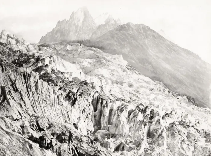 Framed Print : Geant Glacier area, Chamonix, France Framed Print : Geant Glacier area, Chamonix, France