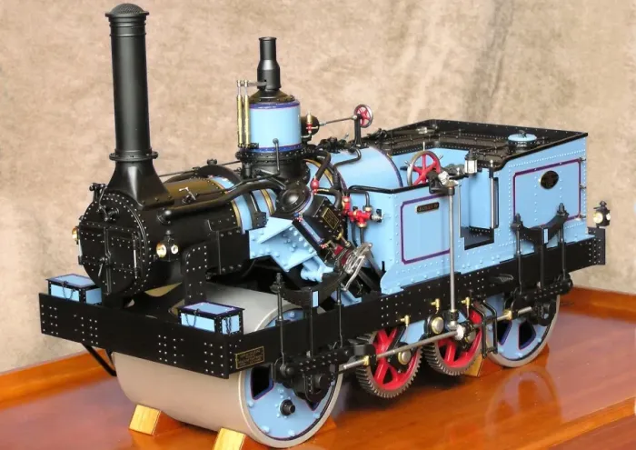 Framed Print : Gellerat steam road roller model Framed Print : Gellerat steam road roller model