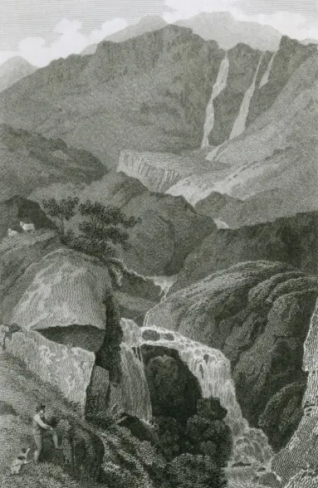 Framed Print : Gellforth Spout, Lake District Framed Print : Gellforth Spout, Lake District
