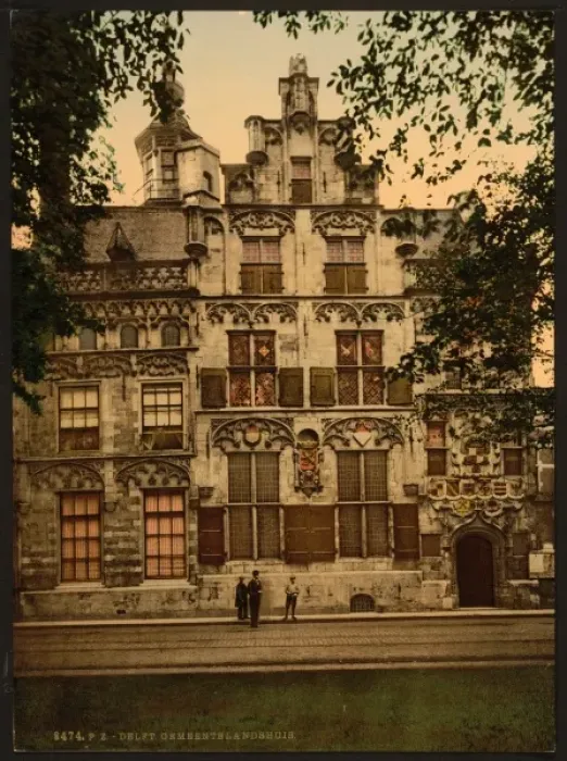 Framed Print : Gemeenlandshuis, Delft, Holland Framed Print : Gemeenlandshuis, Delft, Holland
