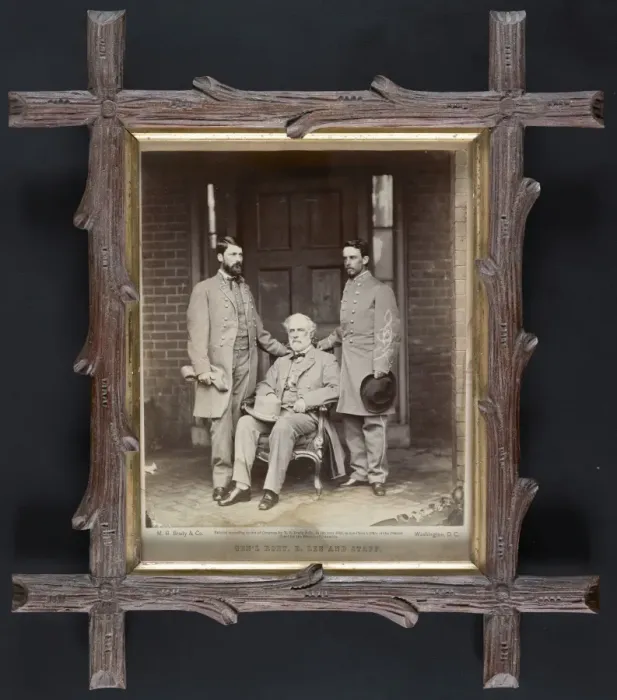 Framed Print : Gen l. Robt. E. Lee and staff Framed Print : Gen l. Robt. E. Lee and staff