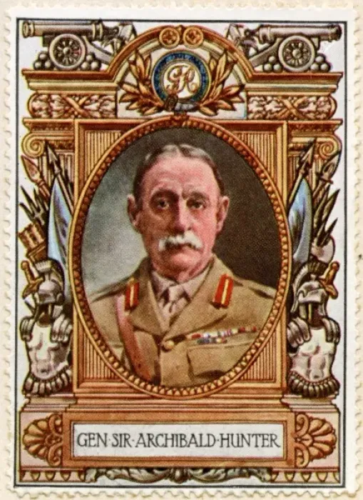 Framed Print : Gen Sir Archibald Hunter / Stamp Framed Print : Gen Sir Archibald Hunter / Stamp