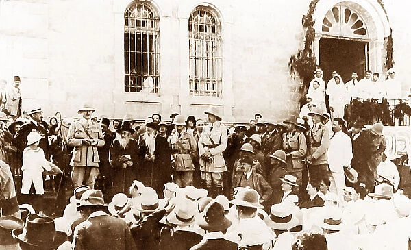 General Allenby in Jerusalem in May 1918