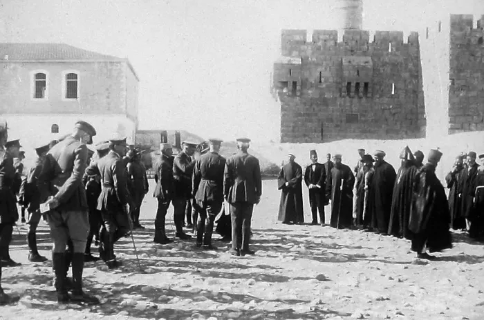 Framed Print : General Allenby in Jerusalem during WW1 Framed Print : General Allenby in Jerusalem during WW1