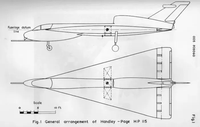 Framed Print : General arrangement of Handley Page Framed Print : General arrangement of Handley Page
