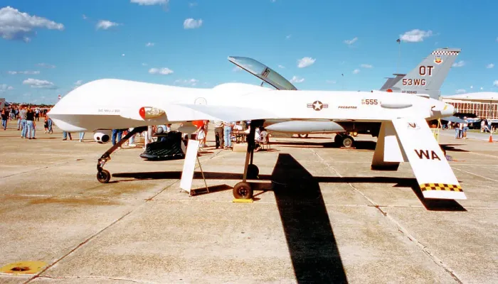 Framed Print : General Atomics RQ-1A Predator (Tier II) 94-0555 Framed Print : General Atomics RQ-1A Predator (Tier II) 94-0555