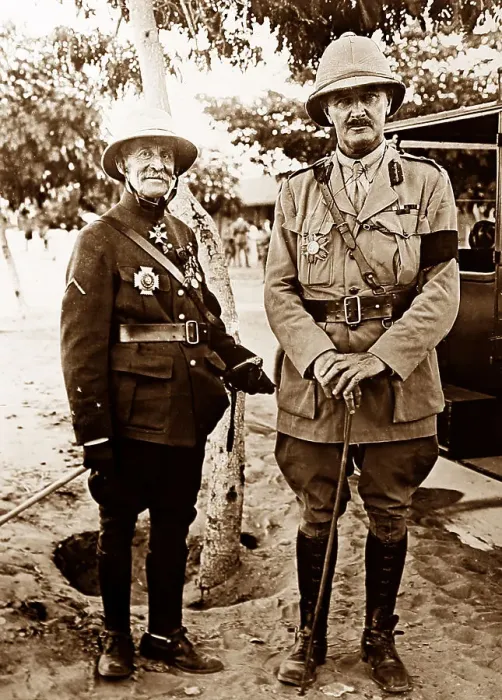 Framed Print : General Bailloud and General Allenby during WW1 Framed Print : General Bailloud and General Allenby during WW1