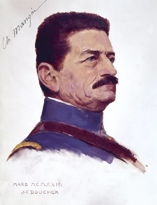 Framed Print : General Charles Mangin, French army officer
