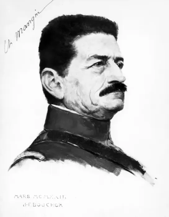 Framed Print : General Charles Mangin, French army officer Framed Print : General Charles Mangin, French army officer